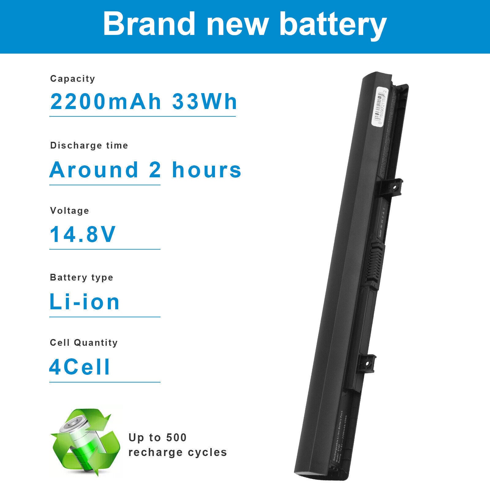 Replacement Laptop Battery For Toshiba Satellite C55t & C55 Series – 0746288840647