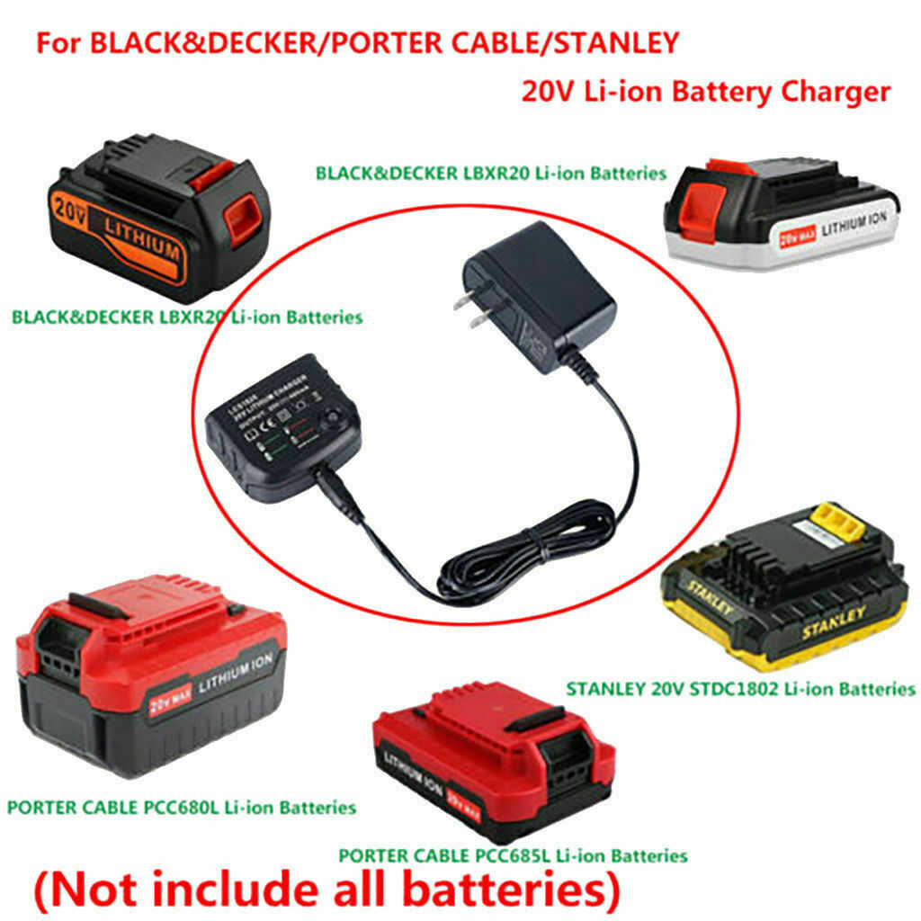 20V PCC692L Charger for Porter Cable 20 Volt Lithium battery