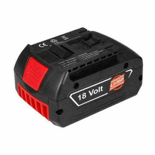 Moautodc 18V Reserveaccu 5000mAh – 2 Stuks Vervanging Voor Bosch BAT609/BAT618 – Li-ion Met LED Capaciteitsindicator