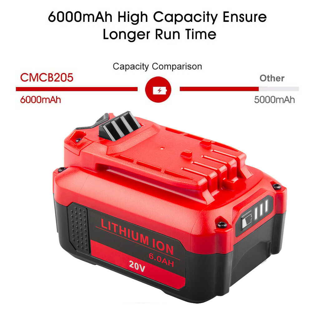 20V Battery for Craftsman V20 CMCB202 CMCB204 CMCB206